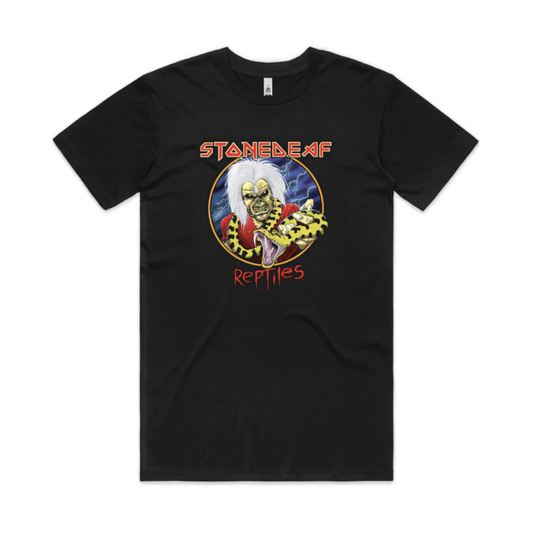 Stonedeaf Iron Maiden Snake Tee